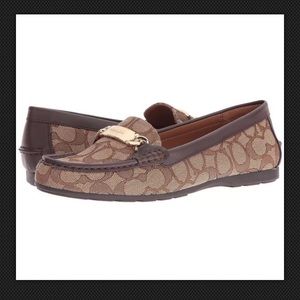Like New Coach Olive Women's brown loafers size 8.5M